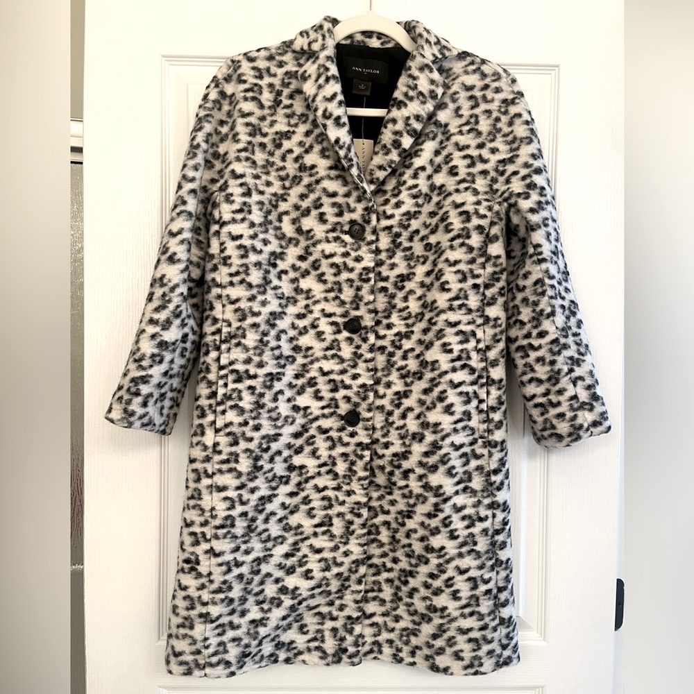 Ann Taylor mid-length wool coat.